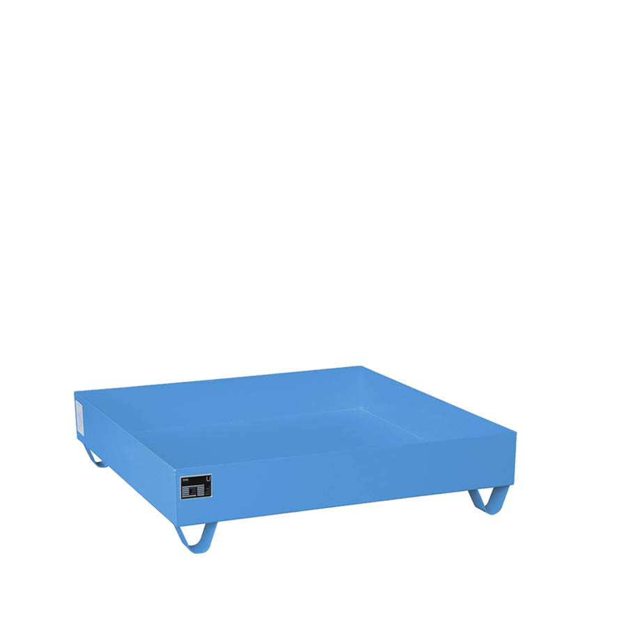 [014619] Cubeto de retención sin rejilla - Dim.: 1200x1200x285h mm - Acero pintado