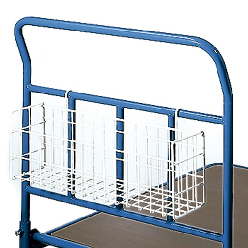 [014928] Cesta metálica para carro de plataforma encajable - Dim. 600 x 140 x 200h mm - Cincado