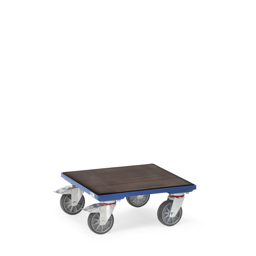 [014933] Base rodante para cajas - Dim. plataforma 500 x 500 x 201h mm - Azul Ral 5007