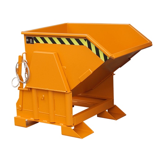 [015566] Contenedor metálico basculante estándar de 0,3 m³ - Dim.: 1170x850x945h mm - naranja ral 2000