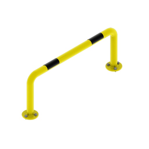 [016092] Arco lineal de protección contra impactos - Dim.: 750x180x300h mm - Amarillo ral 1018