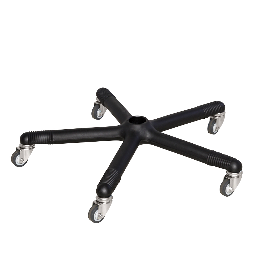 [018132] Rodador plástico para el transporte de ruedas y/o neumáticos - Dim.: Ø650x130h mm - Negro