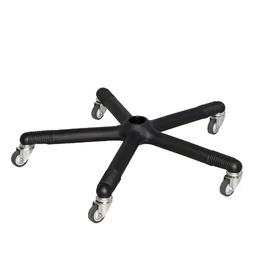 [018132] Rodador plástico para el transporte de ruedas y/o neumáticos - Dim.: Ø650x130h mm - Negro