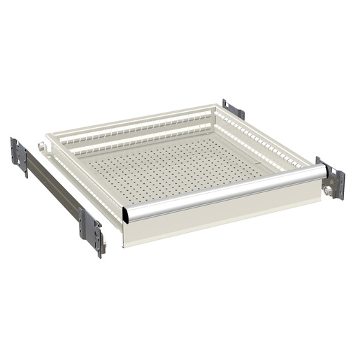 [021771] Cajón de extracción simple (Carga max. 80 Kg) - Dim.: 510x459x100h mm - Gris ral 7035
