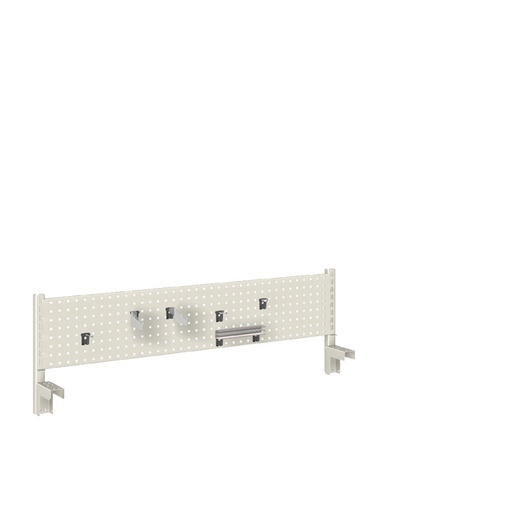 [022392] Panel vertical para banco de trabajo - Dim.: 1500x327h mm - Gris ral 7035