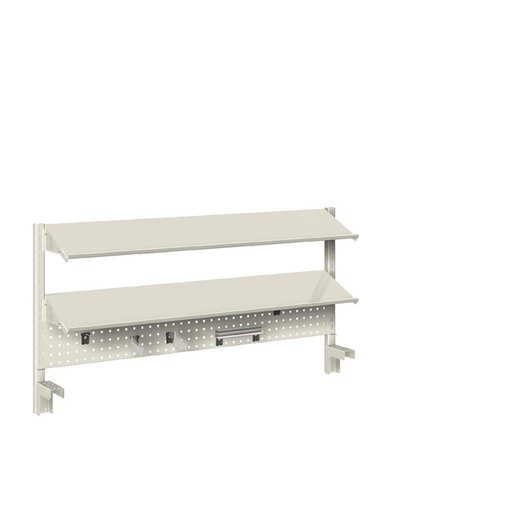 [022395] Panel vertical para banco de trabajo - Dim.: 1500x631h mm - Gris ral 7035