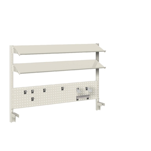 [022396] Panel vertical para banco de trabajo - Dim.: 1500x935h mm - Gris ral 7035