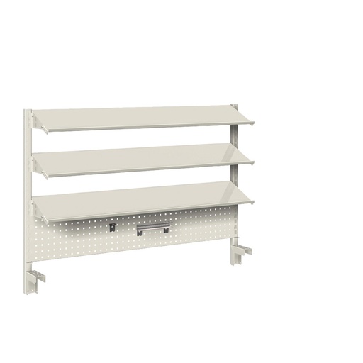 [022397] Panel vertical para banco de trabajo - Dim.: 1500x935h mm - Gris ral 7035