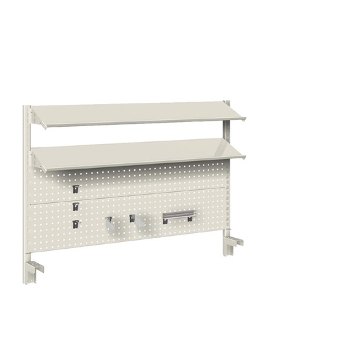 [022402] Panel vertical para banco de trabajo - Dim.: 1500x935h mm - Gris ral 7035