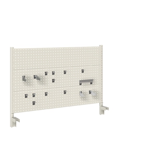 [022403] Panel vertical para banco de trabajo - Dim.: 1500x935h mm - Gris ral 7035