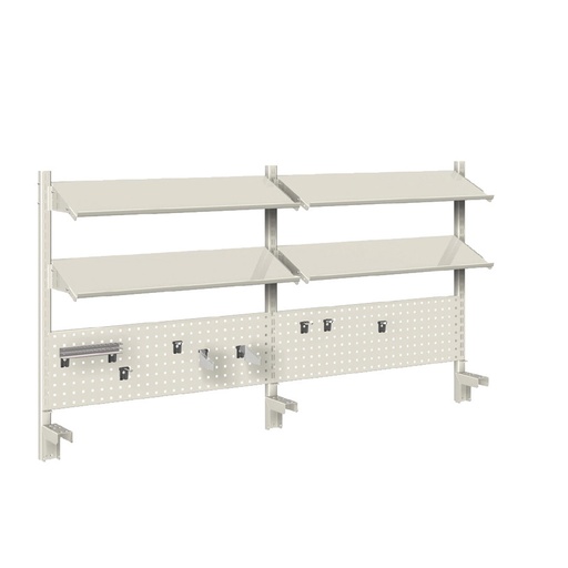 [022421] Panel vertical para banco de trabajo - Dim.: 2000x935h mm - Gris ral 7035