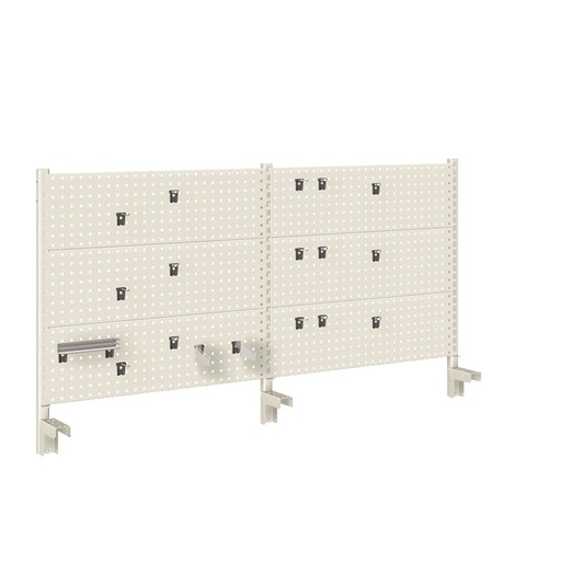 [022437] Panel vertical para banco de trabajo - Dim.: 2500x935h mm - Gris ral 7035