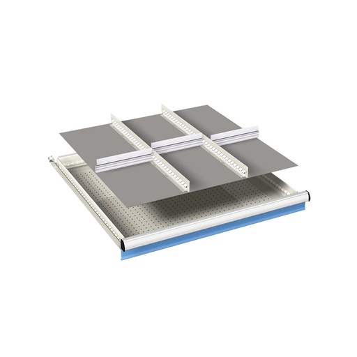 [024052] Ejemplo de subdivisión interna para cajón de 36x36 Eh y altura 200-250 mm