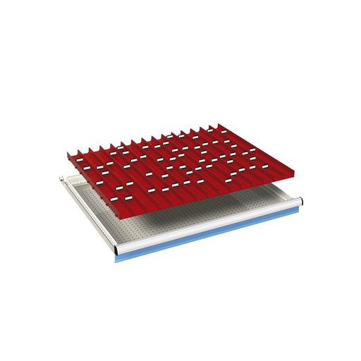 [024091] Ejemplo de subdivisión interna para cajón de 45x36 Eh y altura 50 mm