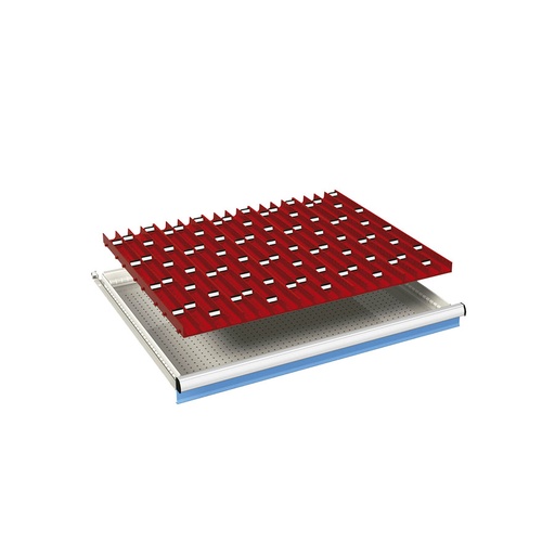 [024092] Ejemplo de subdivisión interna para cajón de 45x36 Eh y altura 50 mm