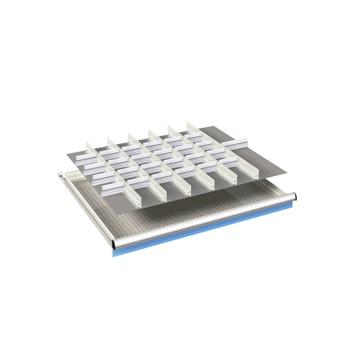 [024095] Ejemplo de subdivisión interna para cajón de 45x36 Eh y altura 50 mm