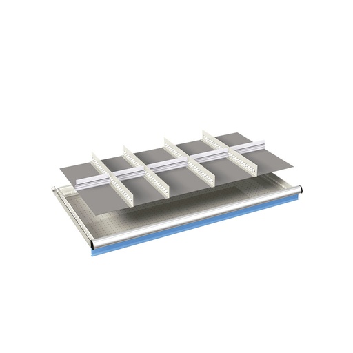 [024120] Ejemplo de subdivisión interna para cajón de 54x27 Eh y altura 50 mm