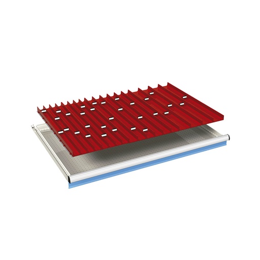 [024145] Ejemplo de subdivisión interna para cajón de 54x36 Eh y altura 50 mm