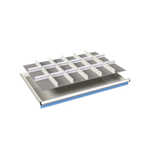 [024150] Ejemplo de subdivisión interna para cajón de 54x36 Eh y altura 50 mm