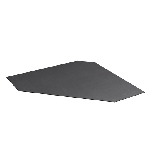 [024563] Recubrimiento de goma para armario mostrador esquinero (36 Eh) - Dim.: 1199x722x2h mm - Negro