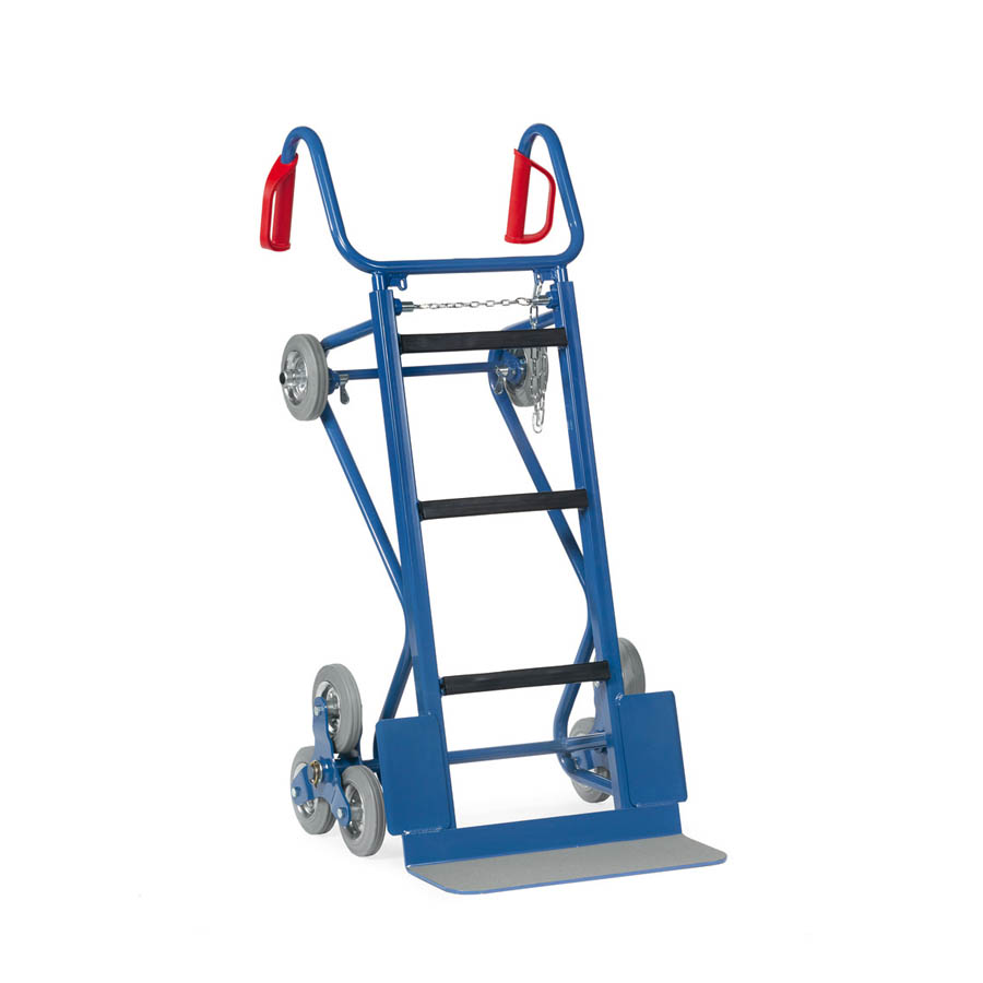 [039605] Carretilla de mano para electrodomésticos y grandes bultos - Ruedas macizas - Azul ral 5007