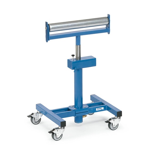 [039607] Caballete rodante móvil regulable en altura - altura elevación de 715 mm a 1125 mm - Azul ral 5007