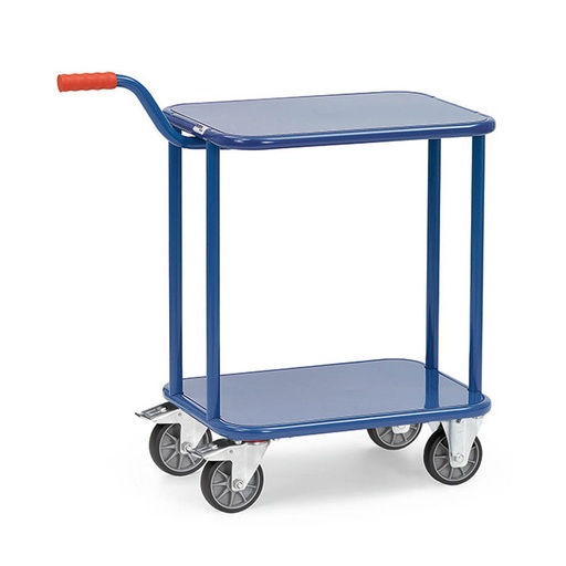 [039636] Base rodante porta cajas con tirador - Dim. plataforma 600 x 500h mm - Azul Ral 5007