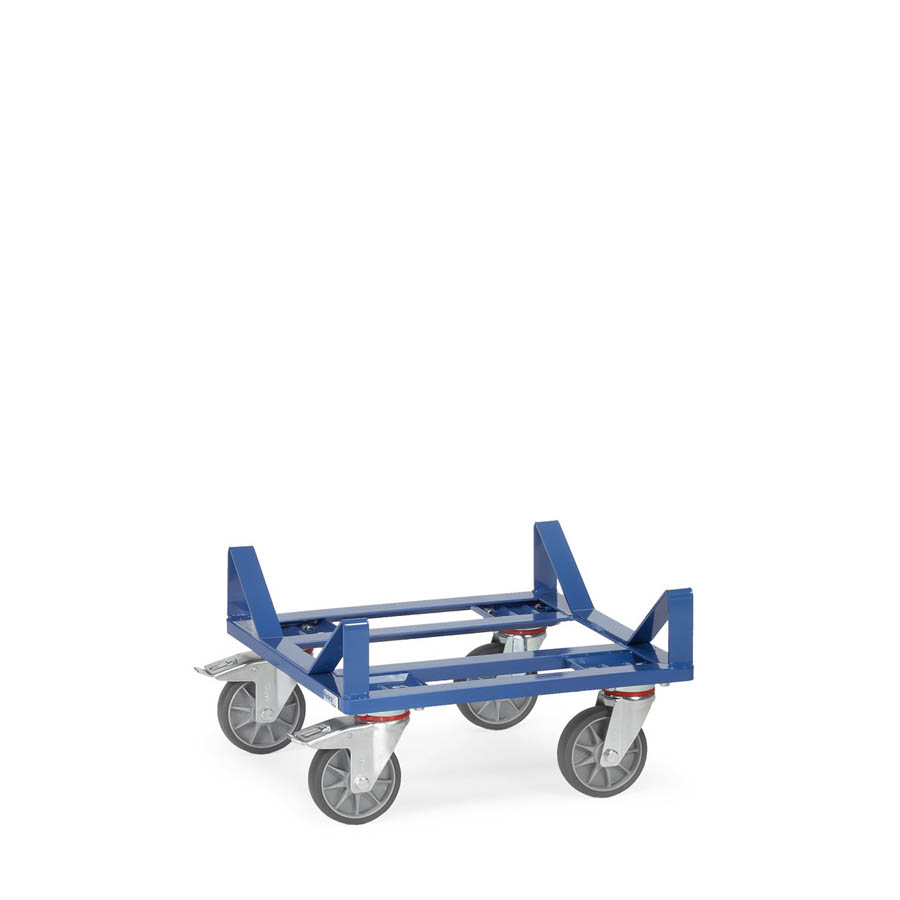 [039649] Base rodante para cajas - Dim. plataforma 500 x 500 x 288h mm - Azul Ral 5007