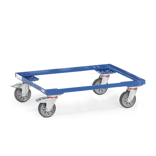 [039659] Base rodante para cajas - Dim. plataforma 810 x 610 mm - Azul Ral 5007