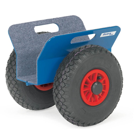 [039695] Transportador rodador de planchas y paneles - Dim. Plataforma 300x95mm - Azul Ral 5007