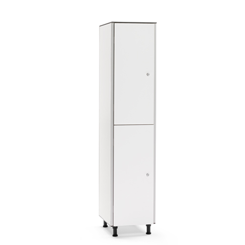 [039731] Taquilla fenólica para vestuario de 2 puertas - Dim.: 400x501x1909h mm - Gris claro