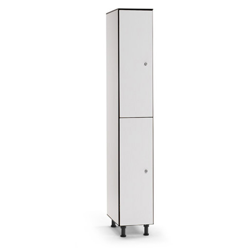 [039745] Taquilla fenólica para vestuario de 2 puertas - Dim.: 300x494x1905h mm - Gris claro