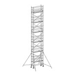 Andamio móvil modular con estabilizadores y 6 plataformas FHFL-49943