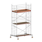 Andamio de aluminio con traviesas de apoyo FHDC-49839