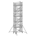 Andamio móvil modular con estabilizadores y 5 plataformas FHFM-49953