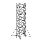 Andamio móvil modular con estabilizadores y 5 plataformas FHFK-49930