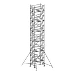 Andamio móvil modular con estabilizadores y 6 plataformas FHFK-49932