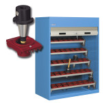 Armario metálico de persiana para CNC con 70 conos ISO-SK40 CBDF-23799