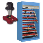 Armario metálico de persiana para CNC con 112 conos ISO-SK30 CBDF-23829