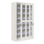 Armario metálico de puertas correderas, ventana y 6 est. CBCC-24361