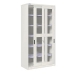Armario metálico de puertas correderas, ventana y 5 est. CBCB-24347