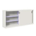 Armario metálico de puertas correderas, divisor y 4 estant. CBCF-24858