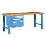 Banco de trabajo con patas y cajones CDFF-25924