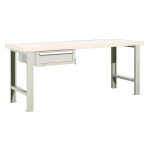 Banco de trabajo con patas y cajones CDFF-25955