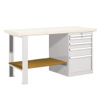 Mesa de taller con pata y cajonera CDFD-25782