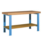 Mesa de taller con patas y estante inferior CDFD-25856