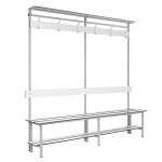 Banqueta para vestuario con asiento fenólico CGGB-39915