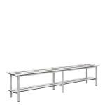 Banqueta para vestuario con asiento fenólico CGGB-39909