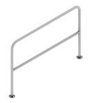 Barrera metálica divisoria galvanizada GKBB-47283