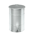 Basurera metálica con tapa de 30 litros GGCJ-48079